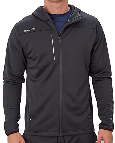 Bauer Vapor Fleece Zip Top Senior, Größe:XL, Farbe:schwarz