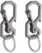 Tibitdeer Titan-Karabiner,Schlüsselanhänger,Flaschenöffner,2 Packungen,Nützlicher Schnellverschluss,Schlüsselclip,Schlüsselhalter, Titan,Robust,Ultraleicht,Schlüsselanhänger Für Camping,Wandern