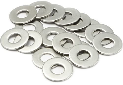 Rondelles M12, rondelles plates en métal M12x24 mm d'épaisseur 1.5 mm-A2 en acier inoxydable 304 (lot de 20), rondelle de réparation ronde plate pour vis, boulons
