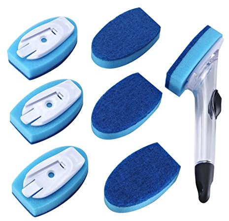 Dish Wand & 7 Pack Dishwashing Sponge Refills Non Scratch,dishwashing Sponge with Handle,Cleaning sponges for Household use