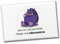 Freches Monster in lila Souvenir Souvenir Magnet mit lustigem Spruch Kann ich Nicht beurteilen. Müsste Mich interessieren. Hingucker am Kühlschrank für Kinder, Freunde und