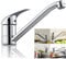 Kitchen Sink Mixer Tap Monobloc Single Lever Mixer Sink Taps 1 Hole 360° Long Swivel Spout Kitchen Faucet Chrome