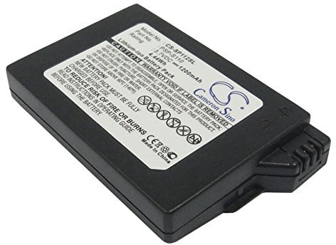 Cameron Sino Ersatz Akku für Lite, PSP 2th, PSP-2000, PSP-3000, PSP-3001, PSP-3004, PSP-3008, Silm PN: PSP-S110 1200mAh / 4.44Wh