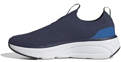 adidas Cloudfoam GO Sock Shoes, Zapatos Hombre, Dark Blue/halo Silver/Core Black, 40 2/3 EU