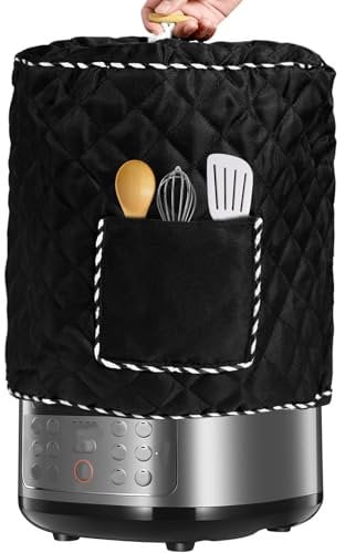 Pressure Cooker Dust Cover Pot Carrying Case Protective Bag with Pocket Washable Electric Pressure Cooker Cover Foldable Pressure Pot Protector for Electric Pressure Cooker Air Fryer Rice Cooker