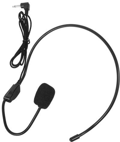 Mikikit 4stücke Mikrofon Headset Zum Sprechen Und Aus Kunststoff Robust Und Langlebig Einfach Zu Bedienen Und Anpassen Für Lehrer Sprecher Und Moderatoren