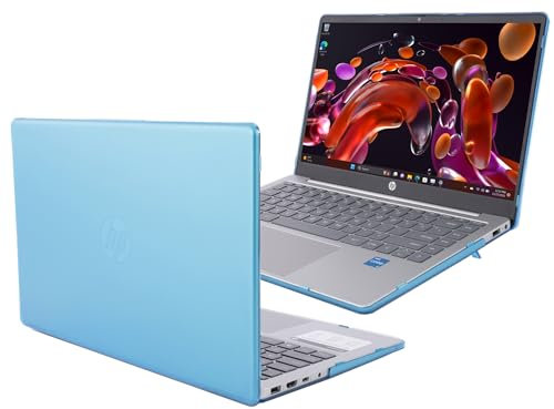 mCover Funda solo compatible con laptop HP 2023~2025 de 14 pulgadas serie 14-EP0000 / 14-EM0000 (no es compatible con ningún otro modelo HP), color aguamarina