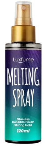 Lace Melting Spray for Wigs - Wig Adhesive Glue - Strong Hold Invisible Bonding Adhesive Hair Glue - Waterproof Latex-Free & Oil-Resistant Hair Extension glue for Closure w igs