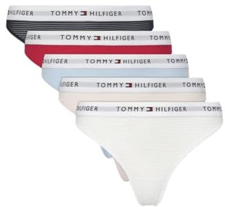 Tommy Hilfiger Damen Mix 5 Pack Thong Uw0uw05932 Thong (5er Pack)