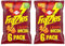 Smiths Frazzles Bacon Multipack Crisps (6 x 20g) X 2 Pack, Crispy Bacon Flavour Corn Snack, Baked, not fried, No artificial preservatives, Suitable for vegetarians, 97 kcal per pack