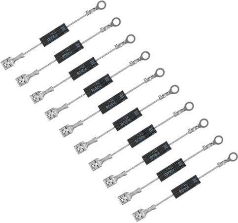 COLLBATH 10stücke Mikrowellen-hochspannungsdiode Ersatz Einseitige Diode Für Mikrowelle Versorgung Unidirektionale Diode