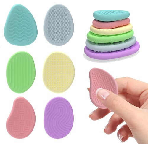 6 Stück Sensory Toys, Sensory Stones, Fidget Toys Set, Sensory Stones Sensorik Spielzeug Anti Stress Spielzeug für Erwachsene und Kinder Squeeze Spielzeug Sensorisches Spielzeug