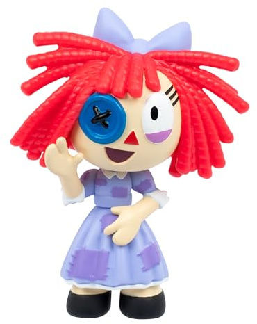 AMAZING DIGITAL CIRCUS Officially Licensed Ragatha Vinyl Figure, Quality 4/10.1 CM Boxed Collectible Figure With Bouncy Hair And Collector Card, 7 Vinyl Figures To Collect In Encore Collection