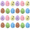100 Stück Mini-Ostereier, Vogeleier aus Schaumstoff, gesprenkelte Pastell-Eier, Ostereier in großen Mengen, künstliche Eier, Basteln, DIY-Ornamente für Osterparty-Dekorationen, Foto-Requisiten