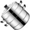 Cabilock Olla De Acero Inoxidable Cesta Para Cocinar Al Vapor Olla Para Sopa Herramienta De Cocina Para Cocinar Al Vapor A Alta Temperatura