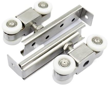 Herrajes Puertas Correderas, Partición plegable de puerta corrediza de 2,5 de espesor, herrajes for puertas corredizas de granero, riel colgante de puerta de madera, Herrajes para puertas enrollables