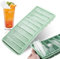 Zamety Bac a Glacon, Bac a Glacons avec Couvercle, 10 Grilles Silicone Bacs à Glaçons, Moule Glacon Silicone sans BPA, Bac Glacon pour Les Sports et Les Bouteilles d'eau, Vert