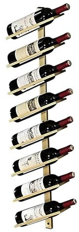 Porta Liquori da Salotto, Portabottiglie da Parete, Portabottiglie Moderno a Parete, Struttura in Ferro Creativa for Esposizione di Bottiglie di Vino, for Bar Domestici e Vigneti