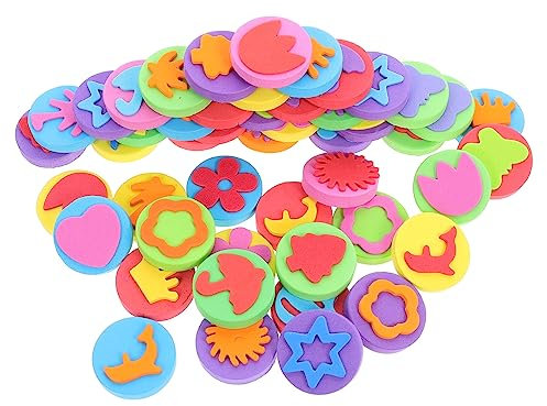 COOPHYA 48stücke Junge Mädchen Zeichnung Stampers Malstempel Spielzeug Malsiegel Graffiti Stempel Kunst Briefmarken Malerei Stamper Basteln Badezimmer