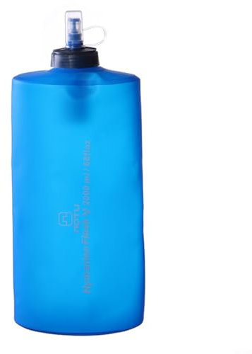 Alanmoship Bouteille d'eau souple de 1 L 2 L sans filtre, pour les aventures en plein air, pliable et portable, grande ouverture, bouteille d'eau pour homme, bouteille d'eau de sport, voyage