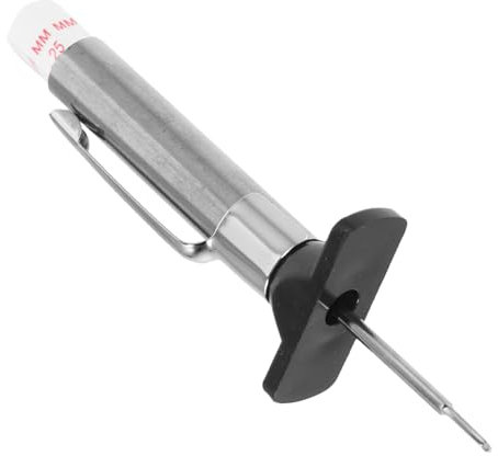 ABOOFAN Medidor de Profundidad de Neumáticos Digital 0-25Mm Herramienta de Medición de Banda de Rodadura Medidor Portátil para Automóviles y Camiones para Mecánicos Precisión Alta