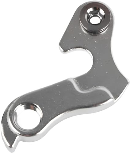 Msiud Schaltwerk mit Schraube, 5.7 * 4.3cm Mech Derailleur Hanger | Universell Fahrradaufhängung Schalthaken Aluminiumlegierung Aufhänger Ersatz Heckhaken für Fahrrad die Meisten Fahrräder