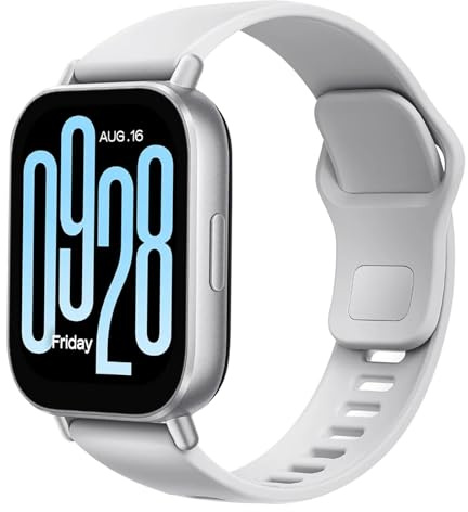 XIAOMI Redmi Watch 5 Active, Montre connectée avec écran LCD 2, Batterie 18 Jours, Appels Bluetooth, Étanchéité 5 ATM, Surveillance de la HR, SPO₂, and Stress, Plus de 140 Modes Fitness, Argenté