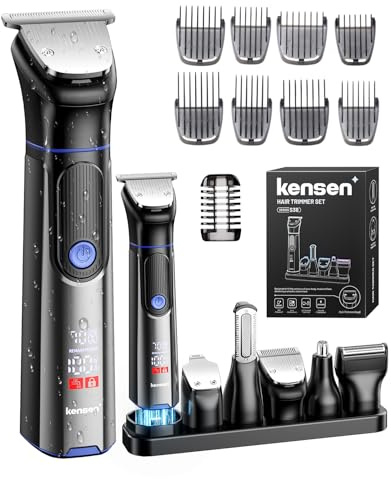 KENSEN Tondeuse tout-en-un 18 accessoires pour corps, barbe et cheveux