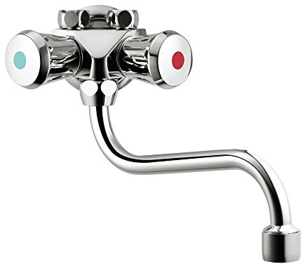 AEG AHo 40 MTH, Übertisch Spezial-Armatur für Klein-Durchlauferhitzer MTH und MTE, Offen/Drucklos, chrom, 189 632