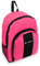 Everest Gepäck-Rucksack mit Vorder- und Seitentaschen, Pink/Schwarz, Einheitsgröße