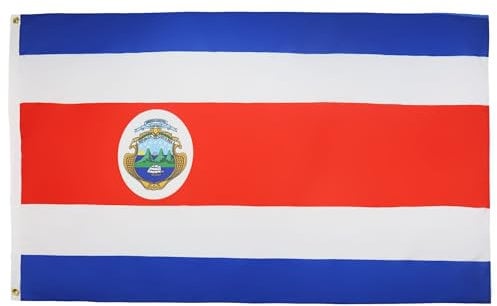 BANDIERA COSTA RICA 150x90cm - BANDIERA COSTARICANA 90 x 150 cm - AZ FLAG