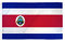 AZ FLAG - Bandera Costa Rica - 150x90 cm - Bandera Costarricense 100% Poliéster Con Ojales de Metal integrados - 110g - Colores Vivos Y Resistente A La Decoloración