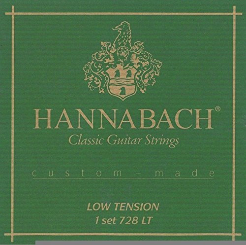 Hannabach Corde per chitarra classica Serie 728 Low Tension Custom Made - Set di 3 corde basse - 7287LT