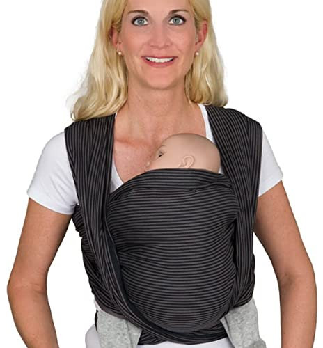 Hoppediz gewebtes Baby-Tragetuch ab Geburt, Neugeboren bis Kleinkind, 100% Baumwolle, Mailand 4,60 m