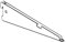 Home Regal System 19940830 Klammern für Regal in Draht – 42 cm. – Weiß Aluminium