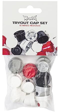 Montana Cans Tryout Cap Set Spray Caps, Multi-Colour, Pack of 10