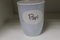 MEA LIVING Henkelbecher 500 ml Spruch PAPI Kaffee Tasse Becher weiss blau Punkte
