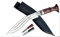 Echtes Gurkha Kukri Messer - 30.50cm Messer 3 Chhira (3 volleren) Kukri - Semi-poliertem Stahl, dunklen Palisander voller Zapfen, schwarzer Lederscheide. Gesamtlänge 47cm mit Griff. handgemachten in Nepal von GK&CO. Kukri Haus