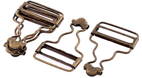 sourcing map 5 STK 32mm Innenbreite Latzhose Befestigungsclip Hosenträger Gürtelschnallen