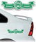 Unbekannt AUTO AUFKLEBER STICKER SV WERDER BREMEN Banderole mittel, 1 Stück, Polyester, Matt, Bildschutz, Autofenster-Sticker