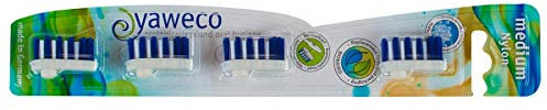 Yaweco Ersatz-Zahnbürste; Nylon Hard 4 Stück, 200 g