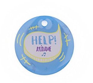 Dinbeat DBQRC09 QR Placa Help Identificación Mascota