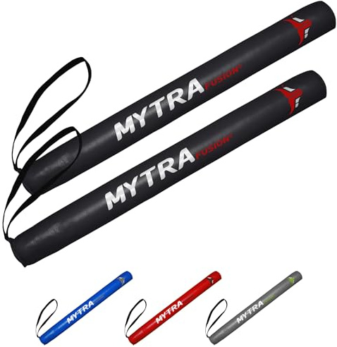 Mytra Fusion Box-Trainingsstäbe, Trainer-Trainings-Boxstäbe für Kampfsport, MMA und Muay Thai, Schlagpolster für Geschwindigkeits-, Konzentrations- und Genauigkeitstraining Paar