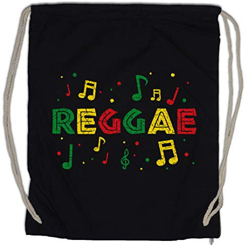 Urban Backwoods Rasta Reggae Notes Turnbeutel Sporttasche