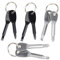 8 pcs Pocket Screwdriver Keys Stainless Keychain Screwdriver Set Mini Screwdriver Set Keyring Tool Flathead and Cross Screwdriver Outdoor Emergency Portable