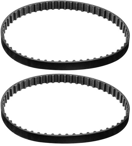 HASMX 110XL031 Timing Belt Rubber Geared Drive Belt for Black and Decker Sander, 11 Length, 5/16 Wide, 55 Teeth (2-Pack)