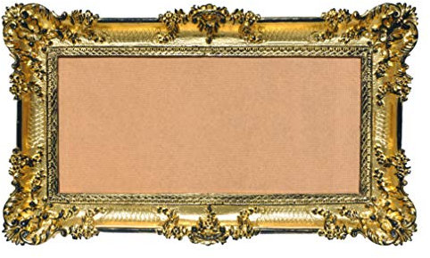 Bilderrahmen im Barock-Stil, Vintage-Stil, Shabby Chic, Foto-Poster, 96 x 56 cm, (Gold/Schwarz)