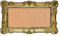 Bilderrahmen im Barock-Stil, Vintage-Stil, Shabby Chic, Foto-Poster, 96 x 56 cm, (Gold/Schwarz)