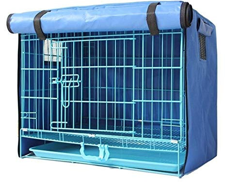 OPYTR Hundelaufstall Hundewelpen Cage Folding Sturdy Hundekäfig Hundebox Wasserdicht Sonnenschutzaußen Supplies Pet Cage Größe Medium Hund Haustier Zaun Zaun Gehege Laufstall (Color : Large)