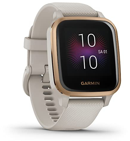 Garmin Venu Sq Musique Montre connectée Light Sable/Or Rose - Renouvelé